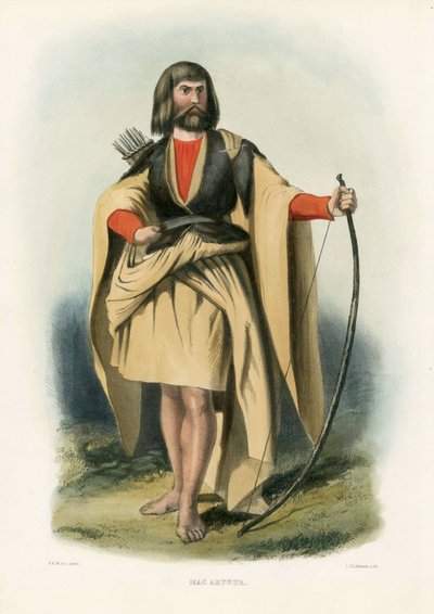 Mac Arthur, aus Die Clans der schottischen Highlands, veröffentlicht 1845 von Robert Ronald McIan